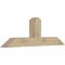 Ekena Millwork Portland Rough Sawn Timber Gable Bracket, Douglas Fir, 60"W x 20"H x 6"D x 6"F, 8/12 Pitch GBW060X20X0606POR00RDF - alternate 4